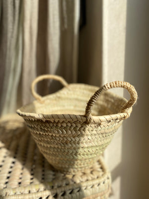 MINI PANIER KOUFFA TRADITIONNEL EN FEUILLES DE PALMIER