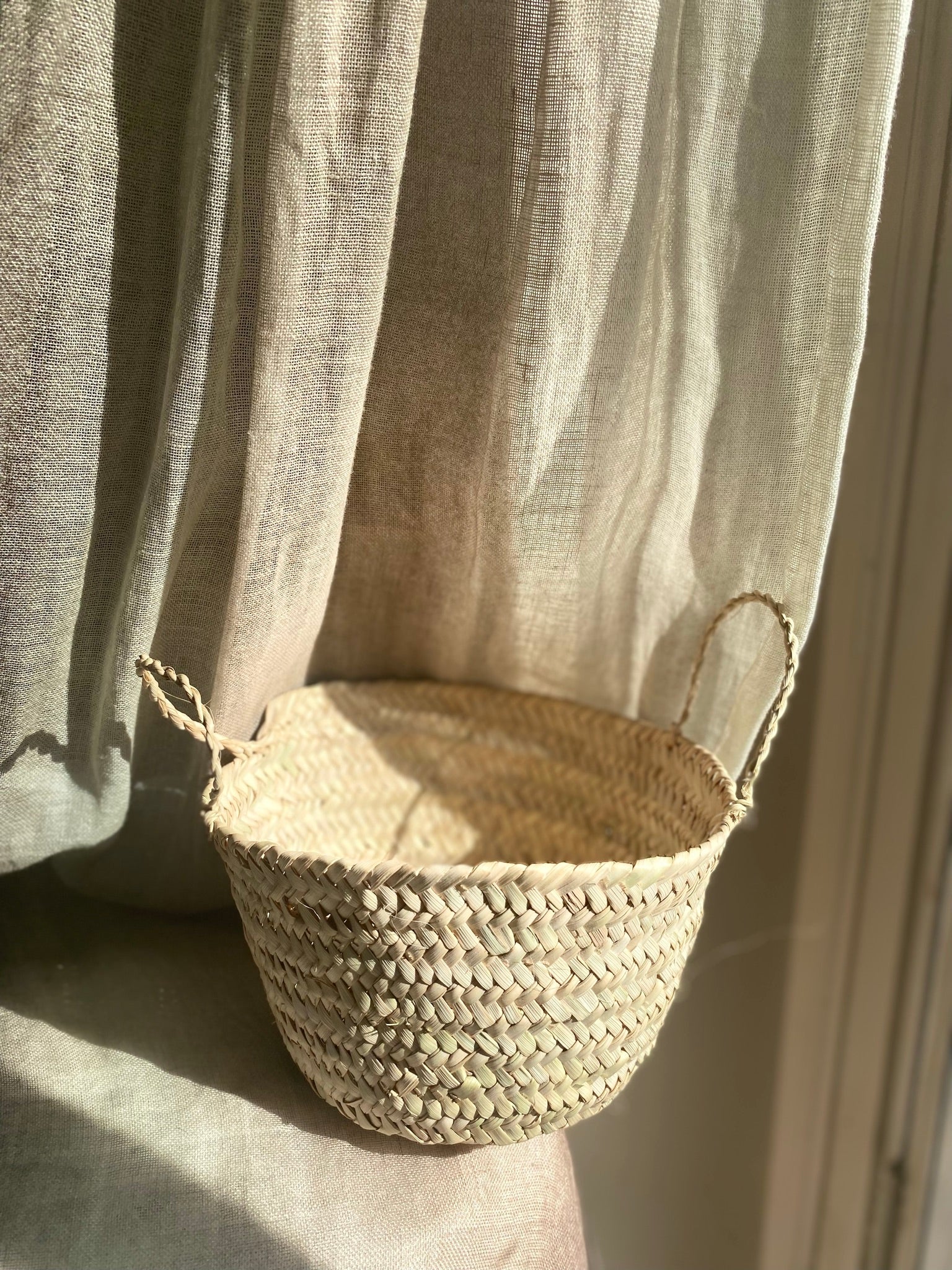 MINI PANIER EN FEUILLES DE PALMIER